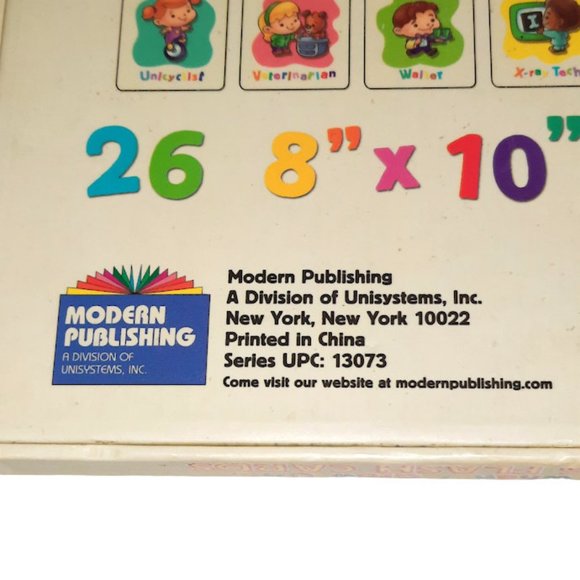 ALPHABET WHEN I GROW UP FLASH CARDS WALL ART 26 8" x 10" - Picture 6 of 6